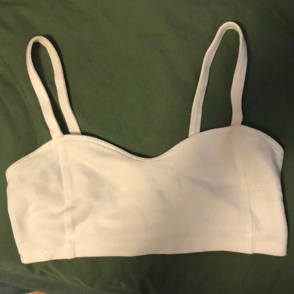 White Cage Bralet, Size S/M